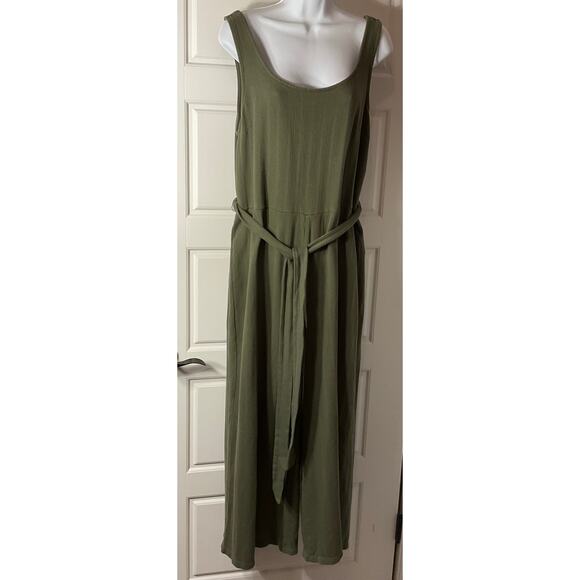GAP Pants - Gap Olive Green Jumpsuit Scoop Neck XL